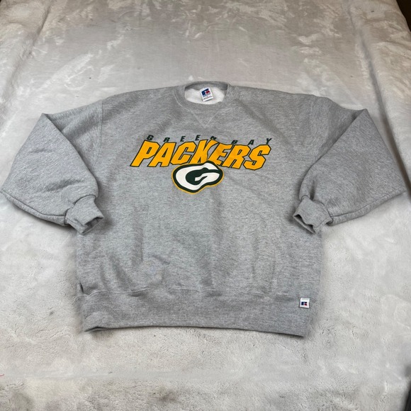 Russell Athletic Other - Vintage Russell Athletic Green Bay Packers Sweatshirt Gray Made in USA Large